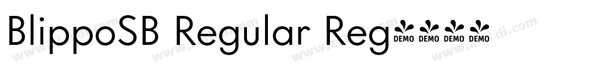 BlippoSB Regular Reg字体转换